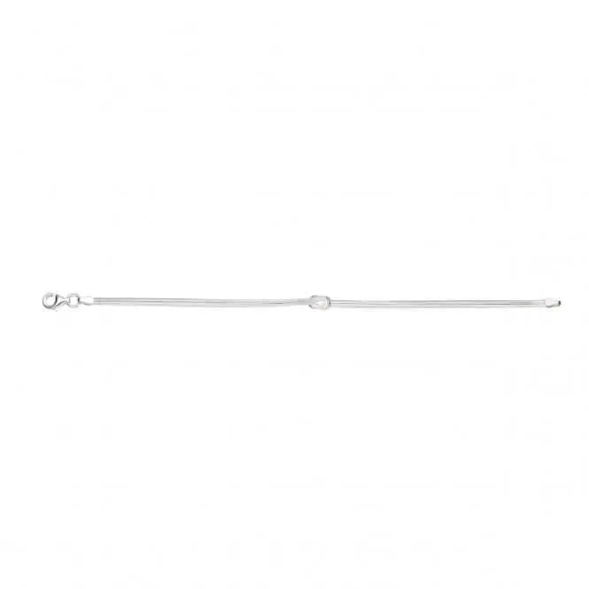 Bracelet Serpent Nœud d'Amour B172 en Argent Sterling - Débuts Bijoux