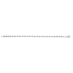 Bracelet torsadé en argent sterling B3022 de 19cm - Beginnings Jewellery