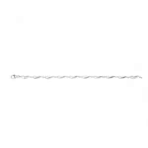 Bracelet torsadé en argent sterling B4029 19cm - Beginnings Jewellery