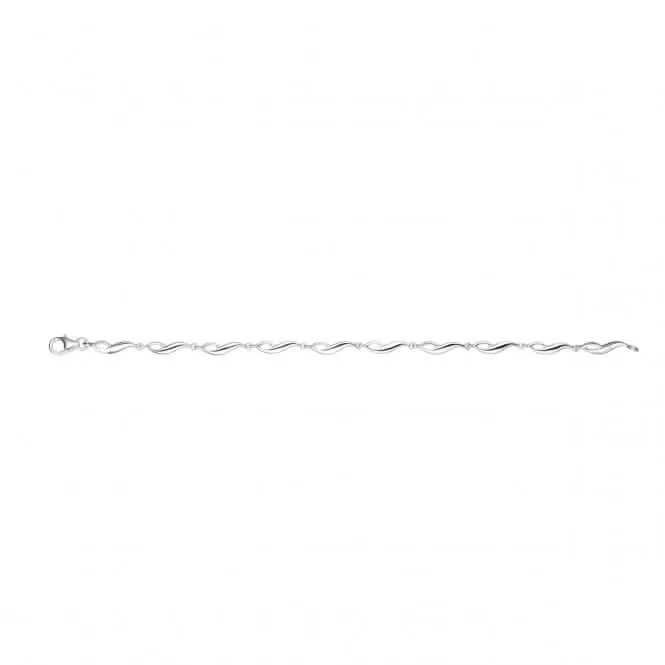 Bracelet torsadé en argent sterling B4029 19cm - Beginnings Jewellery