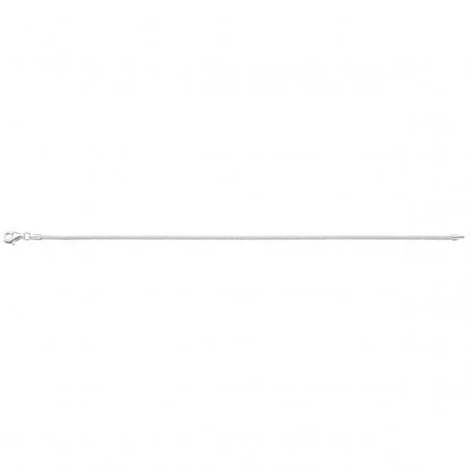 Bracelet fin en argent sterling B4318 style pop-corn 19cm de la marque Beginnings Jewellery