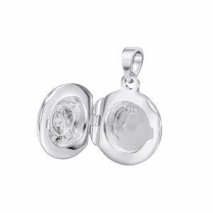 Pendentif Blanc en Argent Sterling avec Zircon Cubique P5440C - Collection Beginnings