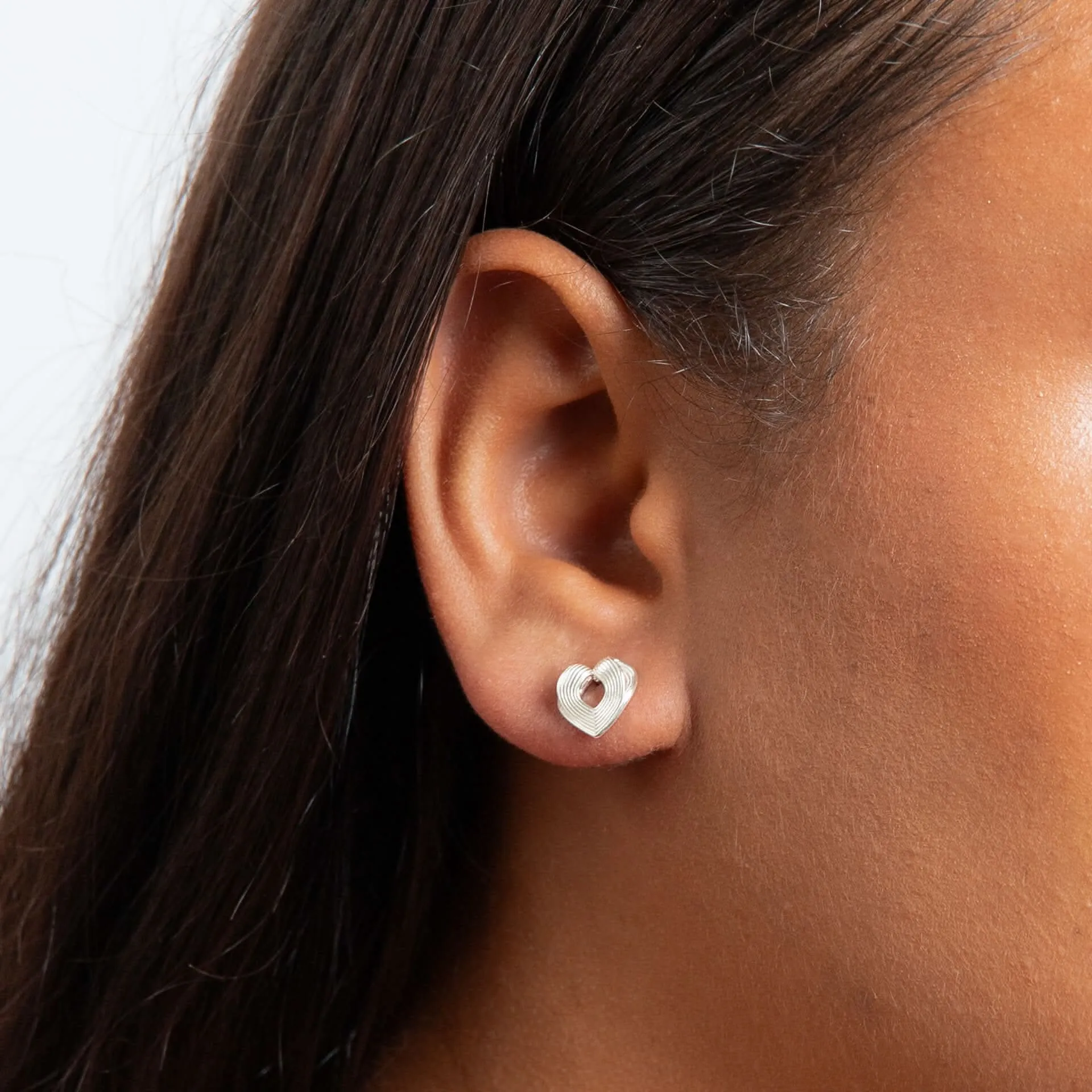Boucles d'oreilles en argent sterling E6474 de la collection Beginnings