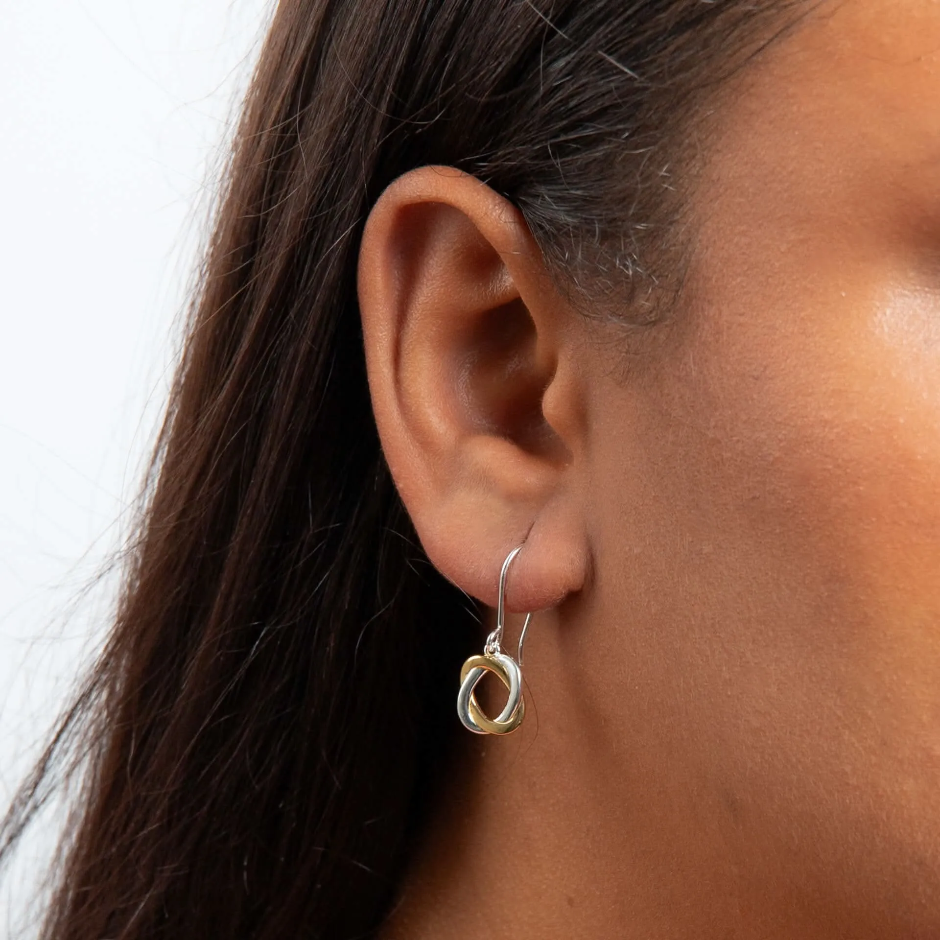 Boucles d'oreilles en argent sterling E6492 - Collection Beginnings