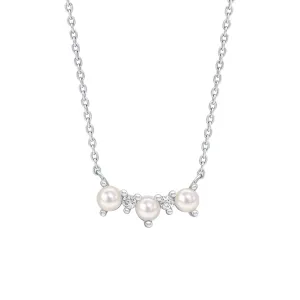 Collier Débuts en Argent Sterling avec Perle d'Eau Douce N4616W Bijoux Débuts