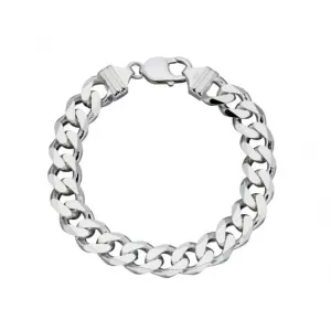 Bracelet en argent sterling massif diamanté 22cm B5110 - Beginnings Jewellery