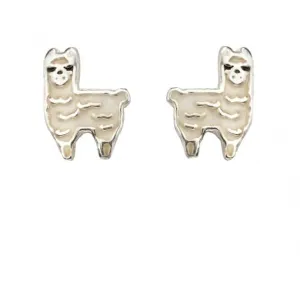Boucles d'oreilles en argent sterling Llama A2045W - Débuts Bijoux