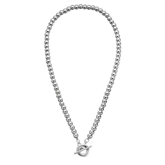 Collier en argent sterling N3311 à barre en T multi-perles 46cm de Beginnings Jewellery