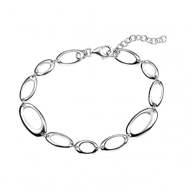Bracelet en argent sterling avec maillons ovales ouverts 18 3cm B3453 de la collection Beginnings Jewellery