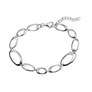 Bracelet en argent sterling avec maillons ovales ouverts 18 3cm B3453 de la collection Beginnings Jewellery