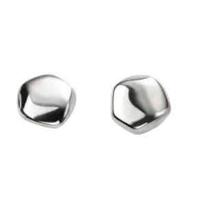 Boucles d'oreilles à clous en argent sterling organique E5759 - Bijoux Beginnings