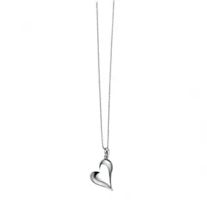 Pendentif Cœur en Argent Sterling Poli P2807 - Bijoux Beginnings
