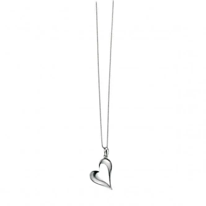 Pendentif Cœur en Argent Sterling Poli P2807 - Bijoux Beginnings
