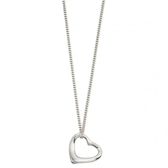 Pendentif Cœur Coulissant en Argent Sterling P353 - Débuts Bijoux