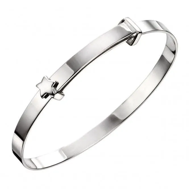 Bracelet bébé étoile en argent sterling B5081 - Beginnings Jewellery