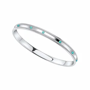 Bracelet Débuts en Argent Sterling avec Turquoise Verte B5525T Bijoux Débuts