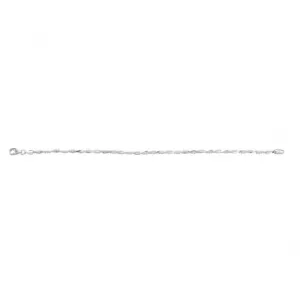 Bracelet en chaîne torsadée en argent sterling B4327 - Débuts Bijoux