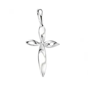 Pendentif Croix Torsadée en Argent Sterling P2887 - Collection Beginnings