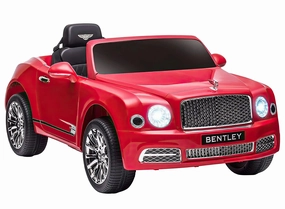 Bentley Mulsanne 12V Battery Ride-on Car - Colour Red - X-Display