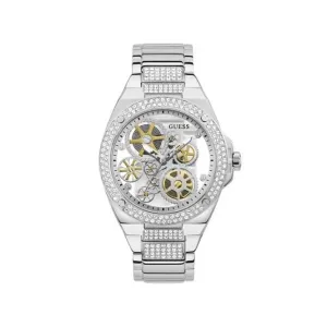 Montre Homme Trend Big Reveal en Acier Inoxydable Argenté GW0323G1