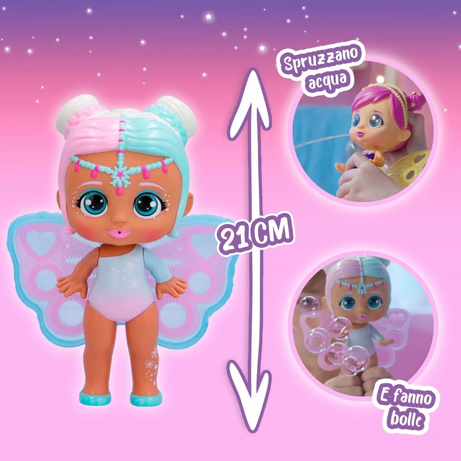 BLOOPIES Magic Bubbles Doll Clodett