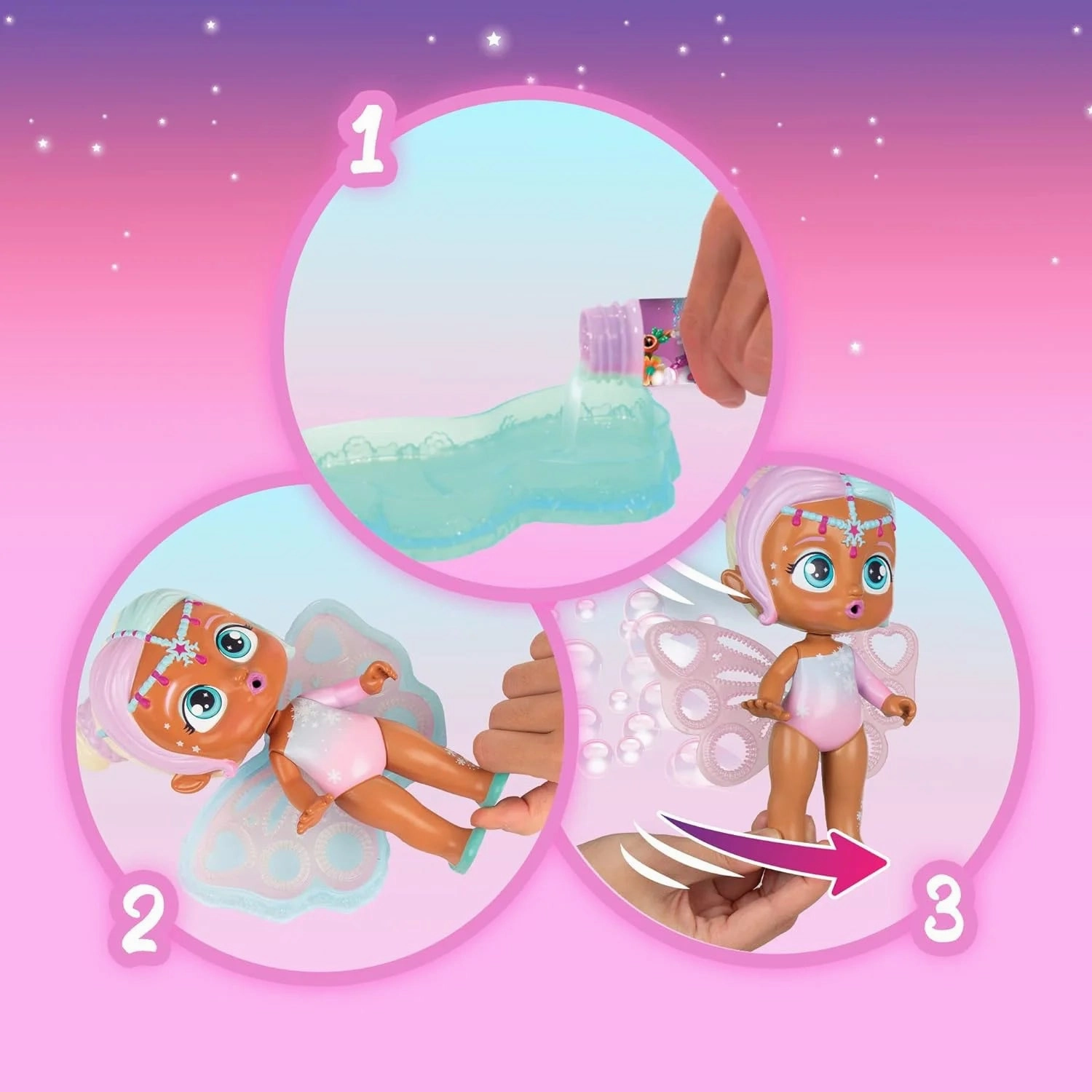 BLOOPIES Magic Bubbles Doll Clodett