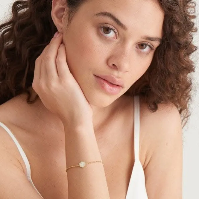 Bracelet Chaîne Figaro Or avec Emblème Boussole B030-02G Ania Haie Bijoux