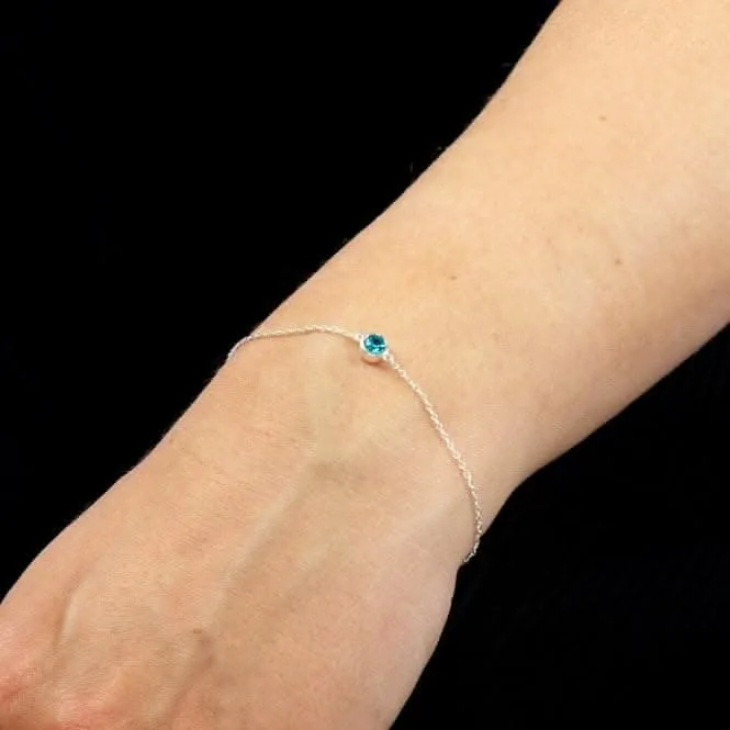 Bracelet en pierre de naissance de décembre avec cristal Swarovski B5295 Beginnings Jewellery