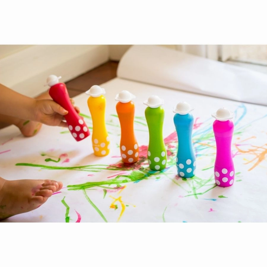 Djeco - 6 Foam Markers for Toddlers