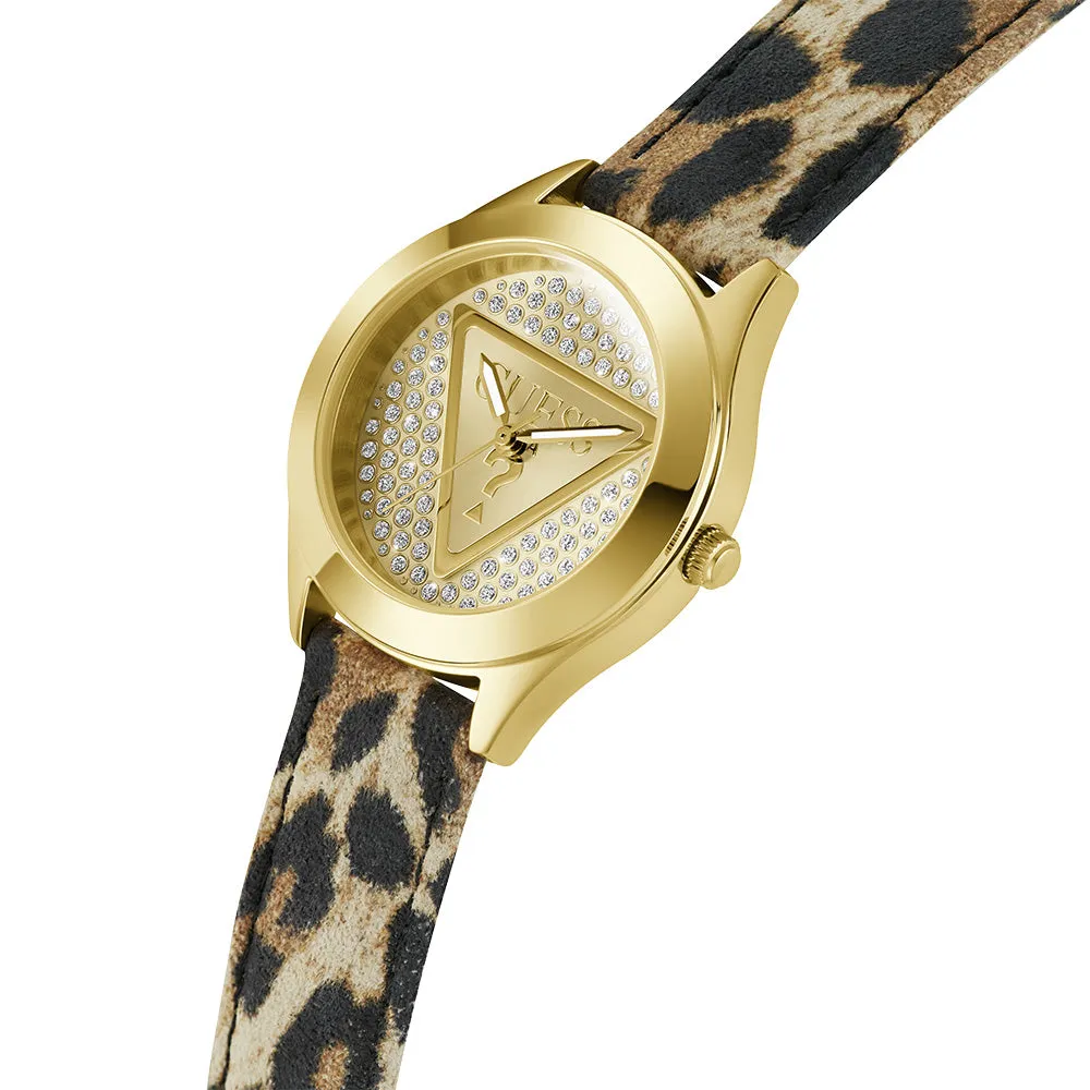 Montres pour femmes Guess Glitz Plaque GW0745L2