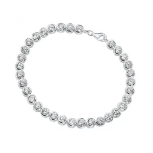 Bracelet de tennis Elements Clear CZ B2958C - Bijoux Beginnings