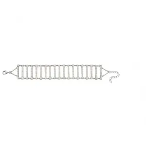 Bracelet en barre d'argent Elements avec finition givrée B5151 Beginnings Jewellery