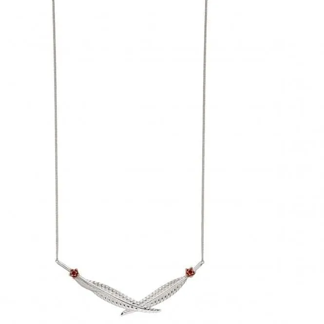 Collier Feuilles d'Argent Elements N4290 Bijoux Beginnings