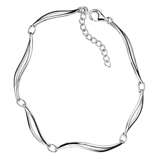 Bracelet Éléments Argent Feuilles Liées B3466Z362 Bijoux Débuts