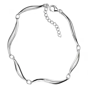Bracelet Éléments Argent Feuilles Liées B3466Z362 Bijoux Débuts
