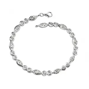Bracelet Marquise en Argent et CZ B3093CZ362 de la Collection Beginnings Jewellery