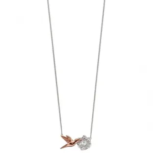 Collier Colibri en Argent Doré Rose Elements N4313 Bijoux Beginnings