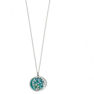 Pendentif Elements Silver Turquoise 2 pièces P4667T - Bijoux Beginnings