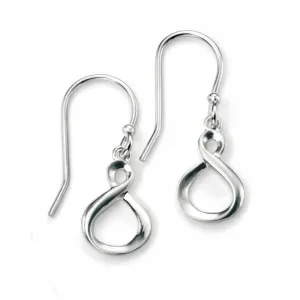 Boucles d'oreilles Infinity en argent sterling E4897 - Collection Beginnings