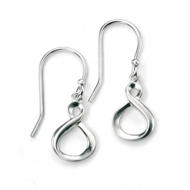 Boucles d'oreilles Infinity en argent sterling E4897 - Collection Beginnings