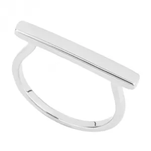 Bague en argent barre allongée R3820 Beginnings Jewellery