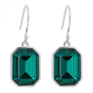 Boucles d'oreilles en cristal vert émeraude E6263G - Beginnings Jewellery