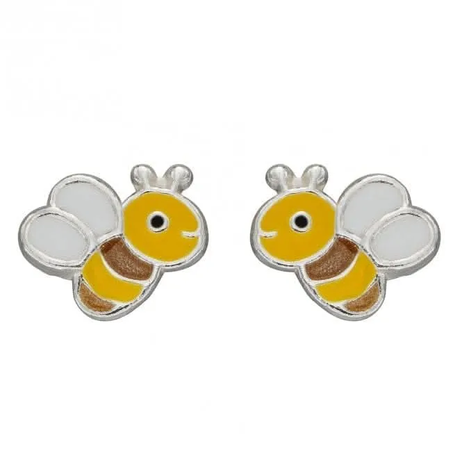 Boucles d'oreilles à clous Abeille en émail A2076 Bijoux Beginnings