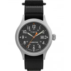 Montre Expedition Scout à bracelet en tissu noir TW4B29600
