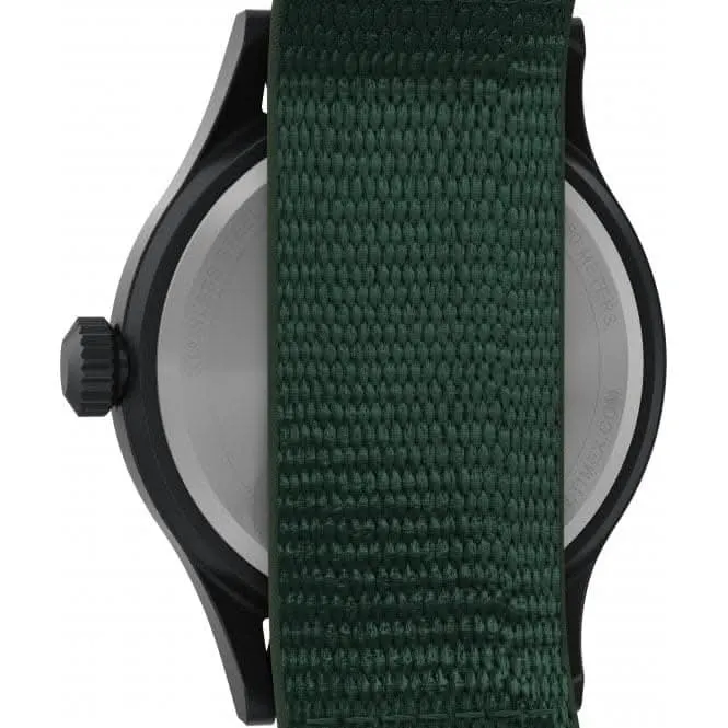 Montre Expedition Scout à bracelet en tissu vert TW4B29700