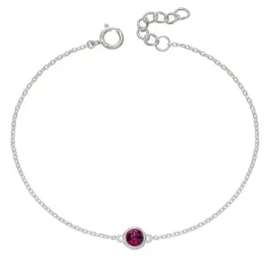 Bracelet en pierre de naissance de février avec cristal Swarovski B5285 Beginnings Jewellery