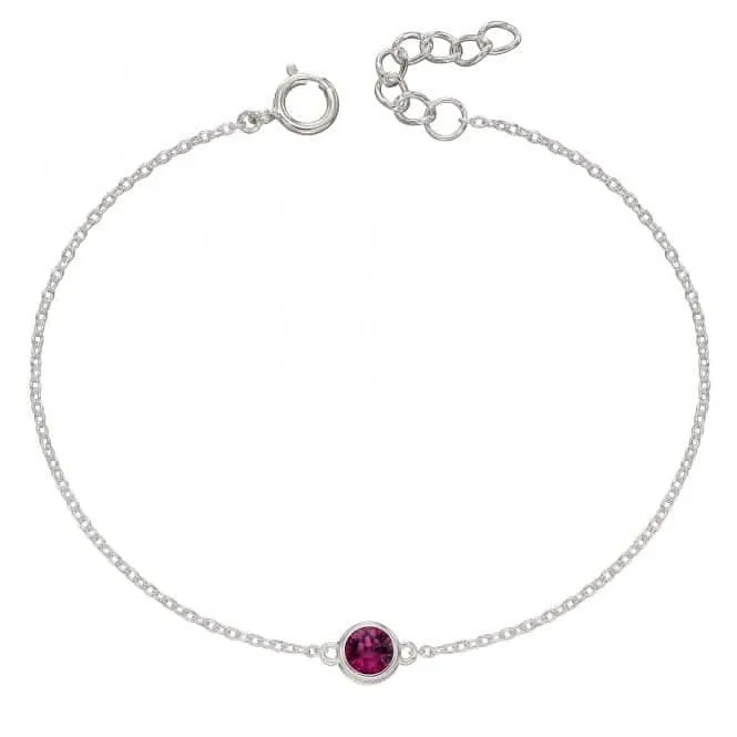 Bracelet en pierre de naissance de février avec cristal Swarovski B5285 Beginnings Jewellery