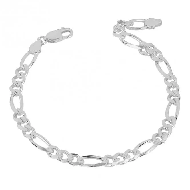 Bracelet Figaro Chaîne 22cm B5395 Débuts Bijoux