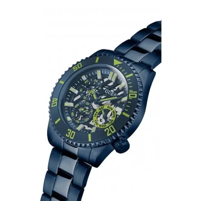 Montre Gents Axle en Acier Inoxydable Navy GW0488G4