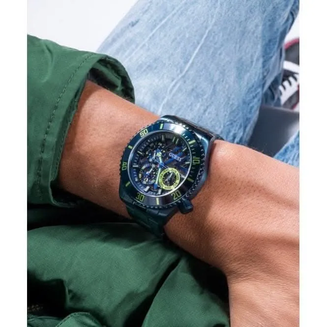 Montre Gents Axle en Acier Inoxydable Navy GW0488G4